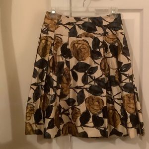 Floral Milly Knee Length Skirt